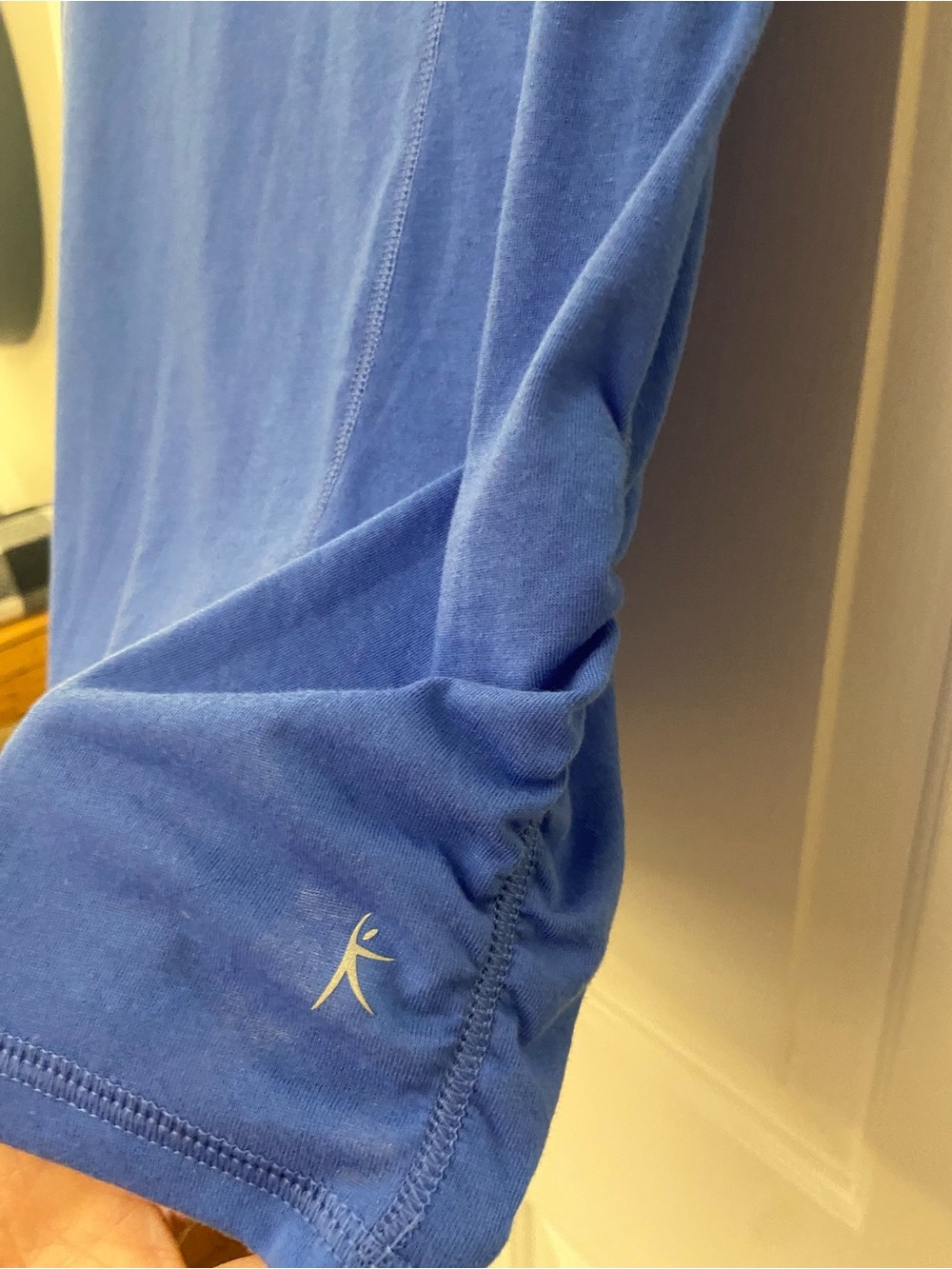 Danskin Women's Short Sleeve Tee in Blue for Workout or Casual - CUTE! - Picture 6 of 7
